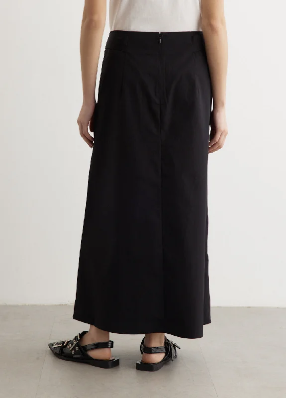 Tie Waist Cotton Skirt