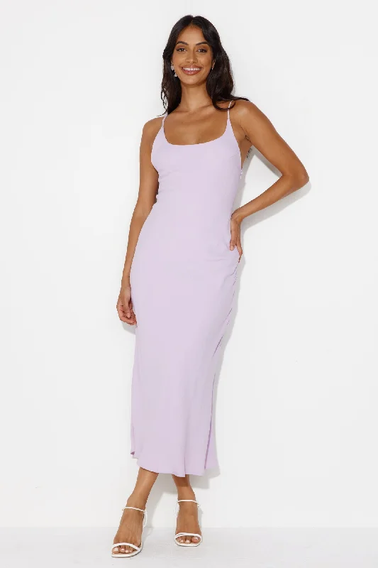 Proud Eyes Maxi Dress Lilac